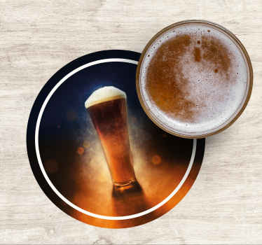 Bases para copos de cerveja produtode cerveja fresca - TenStickers