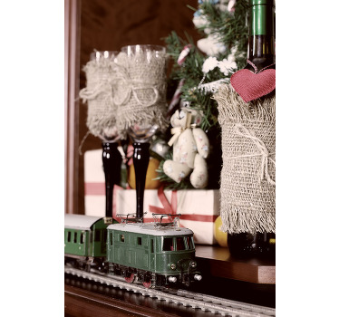 Poster Natal trem de brinquedo - TenStickers