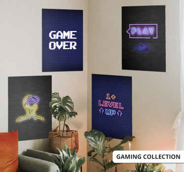 Cartaz de realidade virtual de jogos - TenStickers