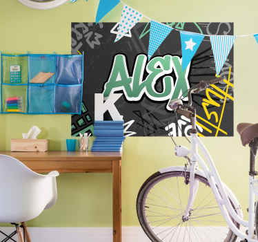 Impressão de pôster de grafite personalizado - TenStickers