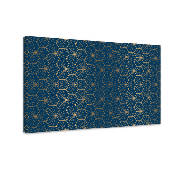 Quadro moderno Padrão geométrico elegante - TenStickers