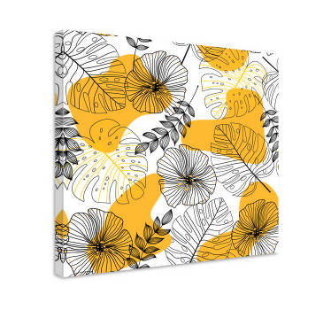 Quadro nórdico Estilo nórdico planta tropical - TenStickers