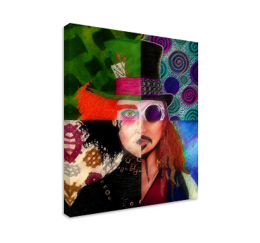 Quadros de personagens Personajes johnny depp - TenStickers