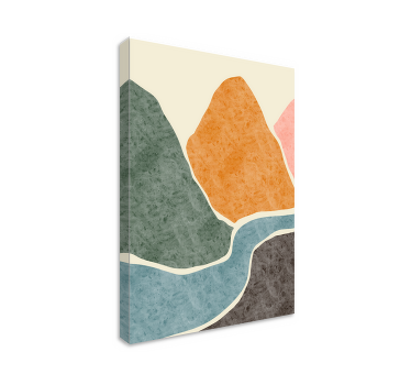 Quadro decorativo para sala Pintura moderna abstrata - TenStickers