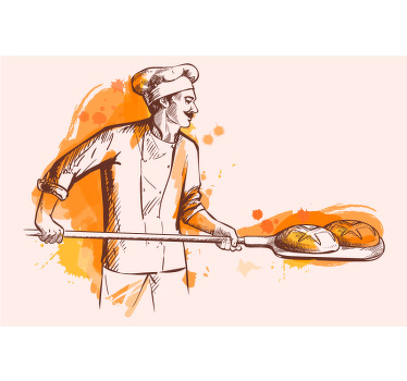 A impressão em tela do restaurante chef vintage é impressa com um acabamento de alta qualidade que você vai adorar comprar agora, e nós a enviaremos para você!