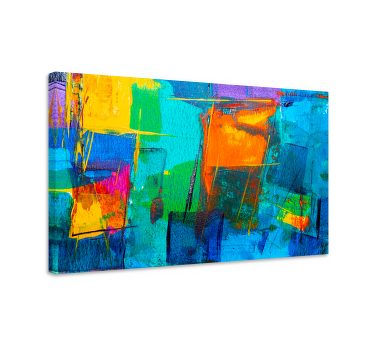 Quadro de arte Crianças pintando respingos - TenStickers
