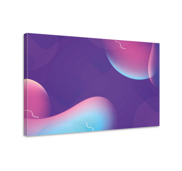 Quadro de arte Gradientes fluidos de arte moderna - TenStickers