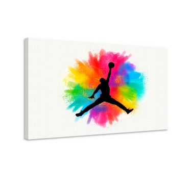 Quadro juvenil Michael jordan legal basquete - TenStickers