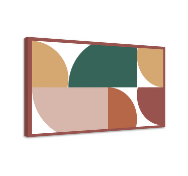 Quadro de figuras geométricas Formas de padrão abstratas - TenStickers
