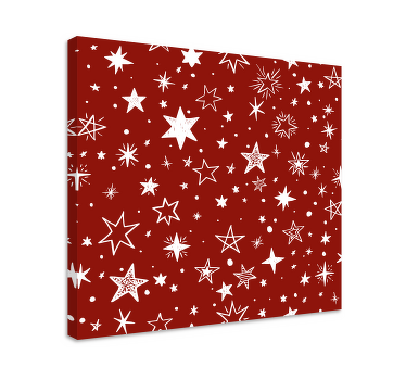 Quadro de arte Estrela vermelha em aquarela - TenStickers