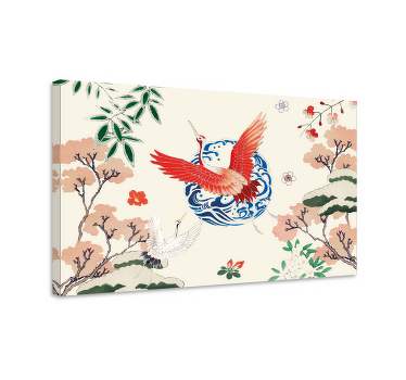 Quadro vintage Chinoiserie - TenStickers