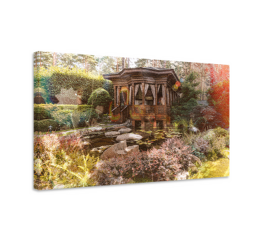 Quadro de paisage Cottagecore vintage pierk - TenStickers