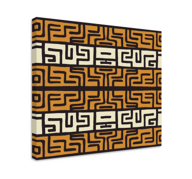 Quadro abstrato Padrão abstrato de estilo africano - TenStickers
