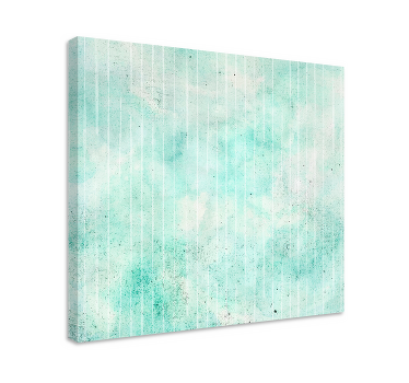 Quadro Decorativo abstrato textura suave de água - TenStickers
