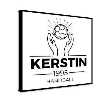 Quadro juvenil design personalizado de handebol - TenStickers