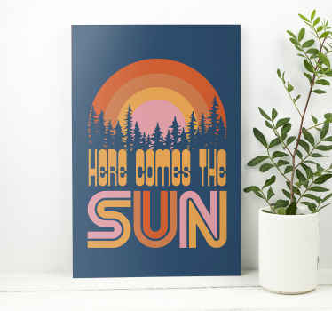 Quadro de música Sol vintage - TenStickers