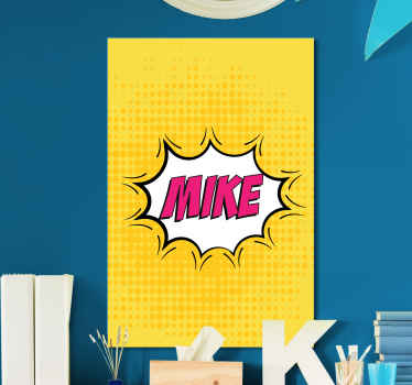 Quadro com nome Nome da história em quadrinhos - TenStickers