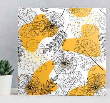 Quadro nórdico Estilo nórdico planta tropical - TenStickers