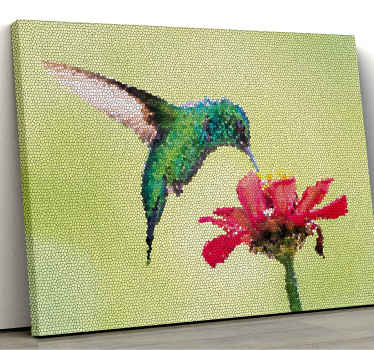 Se você está à procura de renovar o visual do seu espaço, nossas impressões em tela de mosaico de pássaros coloridos seriam uma ótima ideia para um visual transformador.