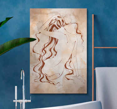 Quadro para a casa de banho Papel higiênico moderno - TenStickers