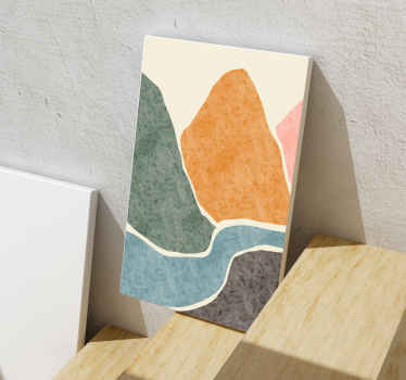 Quadro decorativo para sala Pintura moderna abstrata - TenStickers