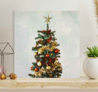 Basta colocar as impressões da tela da árvore de natal no espaço que você deseja apresentar com a aura de natal em sua casa ou em outros lugares.
