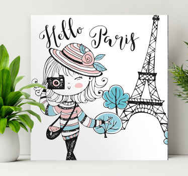 Quadro juvenil Jovem paris - TenStickers