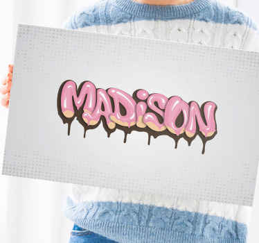 Quadro juvenil Graffiti juvenil personalizável - TenStickers