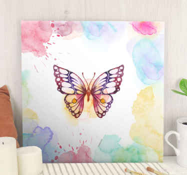 Quadro de borboletas Multicolor artístico - TenStickers