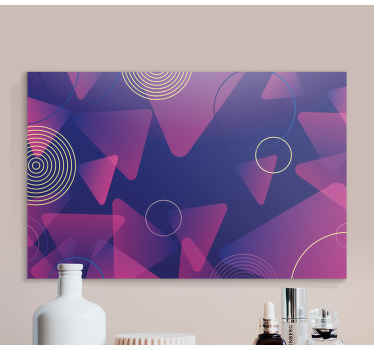 Quadro de arte Gradientes geométricos modernos - TenStickers