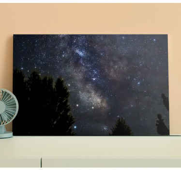 Arte da parede da bela paisagem do céu estrelado da noite para fornecer uma atenção encantadora em qualquer lugar da casa. Fabricados com os melhores materiais do mercado. Compre agora!