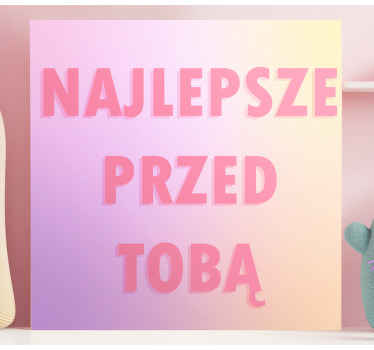Encontre inspiração para a sua decoração de parede entre as nossas telas motivacionais o melhor está à frente! Compre o gráfico de parede certo para você!