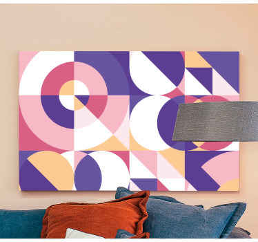 Quadro de figuras geométricas Figuras abstratas arte geométrica - TenStickers