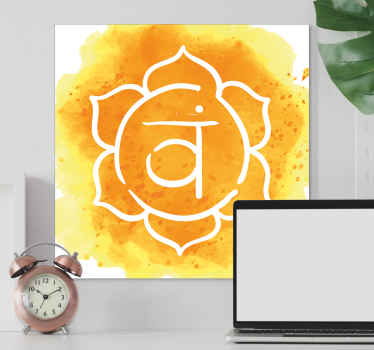 Quadro moderno Lindo símbolo do chacra sacral - TenStickers