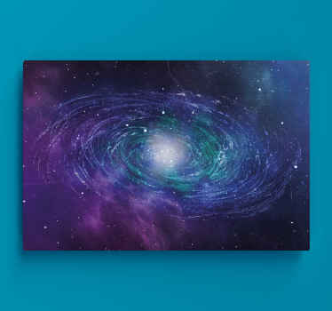 Quadro Decorativo abstrato formação espiral galáctica - TenStickers