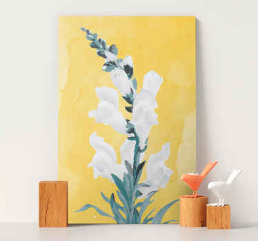 Bela impressão em tela retro para decorar sua parede com flores. Os nossos produtos são feitos de materiais de alta qualidade e não perdem suas cores com o tempo