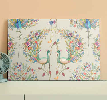 Quadro de pássaros Jardim decoração eclética  - TenStickers