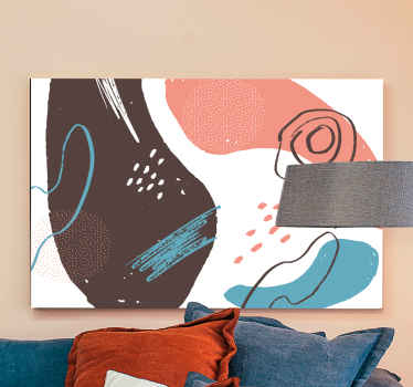 Quadro de arte Escova de Vinil decorativogrunge - TenStickers