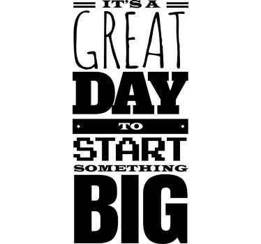 Vinil Decorativo Com Frase Motivacional - TenStickers