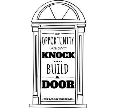 Vinil decorativo Build a Door - TenStickers