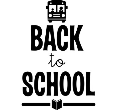 Autocolante para montra School - TenStickers