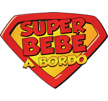 Vinil autocolante para carro super bebé. Proteja o seu bebe com este original vinil autocolante de qualidade e a um preço incrível.