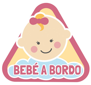Vinil autocolante para carro bebe a bordo - TenStickers