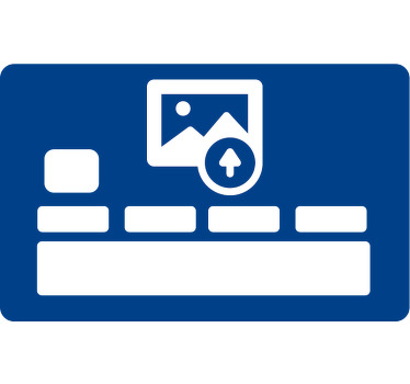 Vinil para cartão multibanco personalizável - TenStickers