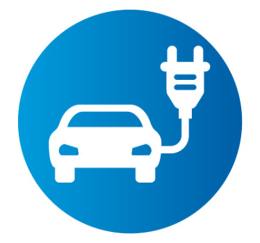 Autocolante para carros Carro elétrico - TenStickers
