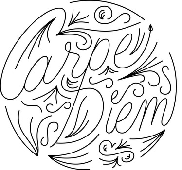 Autocolantes  de motivação pessoal carpe diem - TenStickers