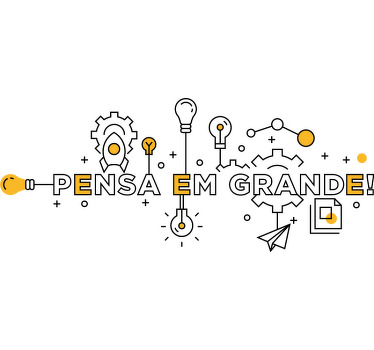 Autocolantes para Empresas Pensa em Grande - TenStickers
