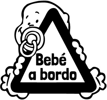 Autocolante decorativo Bebé a Bordo - TenStickers