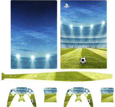 Autocolante Skin para PS5 Estádio de futebol - TenStickers