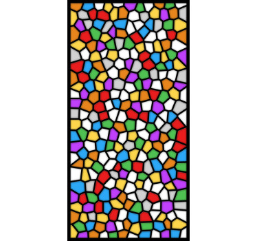 Autocolante mosaico colorido - TenStickers